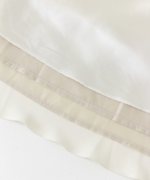 SENSE OF PLACE by URBAN RESEARCH（センスオブプレイスバイアーバンリサーチ）の「『一部WEB限定カラー』ナローサテンスカート（スカート・レディース・BLACK/IVORY/CHARCOAL/YELLOW/SILVER・S/M/TALL）」の15枚目の写真