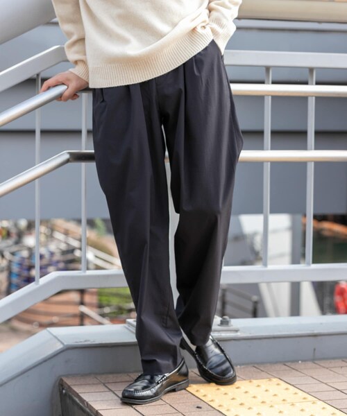URBAN RESEARCH ROSSO(アーバンリサーチロッソ)の「『セットアップ対応』MARUI ORIMONO 3H DryFabricストレッチ2タックパンツ(その他パンツ・メンズ・NAVY/BLACK・M/L/XL)」の15枚目の写真