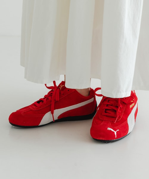 URBAN RESEARCH Sonny Label（アーバンリサーチサニーレーベル）の「PUMA　Speedcat OG（スニーカー・レディース・ブラック/レッド・23/23.5/24/24.5）」の2枚目の写真