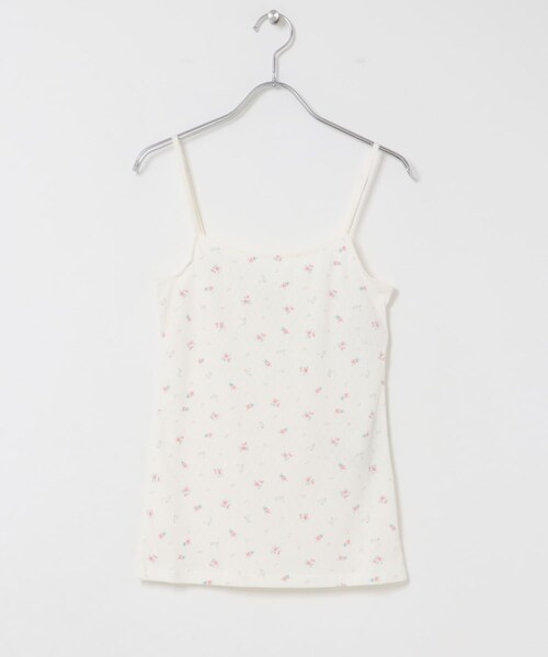 URBAN RESEARCH DOORS（アーバンリサーチドアーズ）の「PETIT BATEAU　VEST TOP（キャミソール・レディース・ROSES・S）」の4枚目の写真
