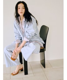 Ungrid | カットオフデザインストライプシャツ(シャツ/ブラウス)