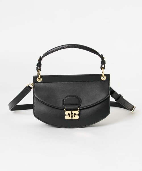 URBAN RESEARCH(アーバンリサーチ)の「GANNI Apo G Bag Mini Top Handle(ショルダーバッグ・レディース・Black・-)」の4枚目の写真