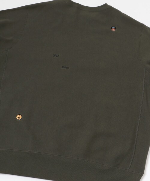 URBAN RESEARCH（アーバンリサーチ）の「『別注』LOWERCASE×Champion　LCリバースウィーブbyFACEOKA（スウェット・メンズ・レッド/シルバー/ブラック/ダークネイビー/オフブラック・M/L/XL/XXL）」の13枚目の写真