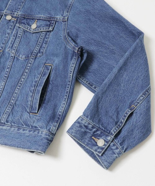 URBAN RESEARCH Sonny Label（アーバンリサーチサニーレーベル）の「オーセンティックデニムショートジャケット（デニムジャケット・レディース・インディゴ/ライトインディゴ・Free）」の22枚目の写真