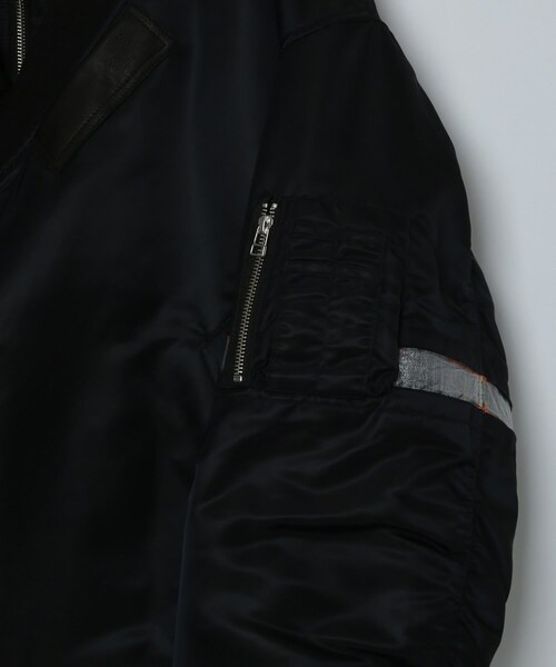 ADAM ET ROPE'（アダムエロペ）の「MENS【TTT_MSW】KIMONO MA-1（MA-1・メンズ・ブラック・L/M）」の9枚目の写真