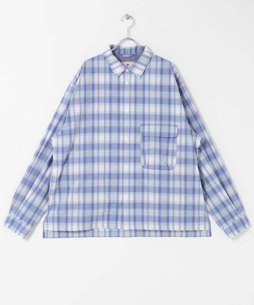 URBAN RESEARCH DOORS(アーバンリサーチドアーズ)の「Snow Peak Apparel FADE CHECK BREEZY SHIRTS(シャツ/ブラウス・メンズ・RED/LIGHT BLUE/GREIGE・M/L/XL)」の18枚目の写真