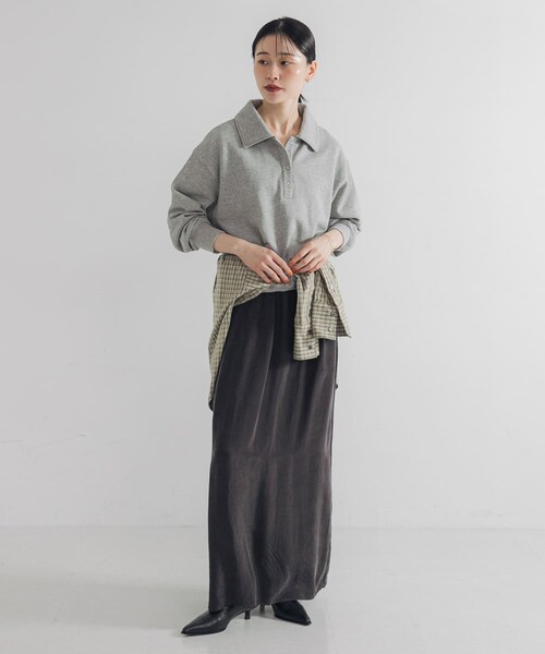 URBAN RESEARCH(アーバンリサーチ)の「シャツカラースウェット(スウェット・レディース・OFF/GRAY/NAVY・FREE)」の18枚目の写真
