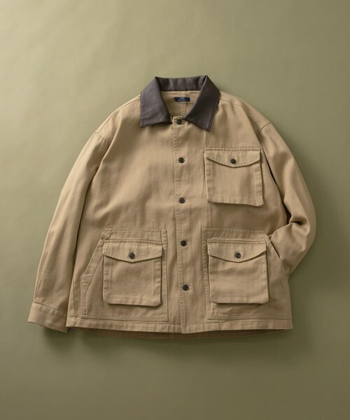 ITEMS URBANRESEARCH（アイテムズ アーバンリサーチ）の「カバーオールジャケット（カバーオール・メンズ・NVY/BLK/BEG/OLV/BGD・M/L）」の2枚目の写真
