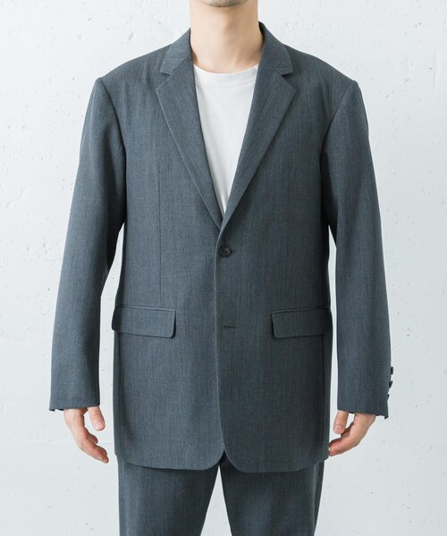 URBAN RESEARCH(アーバンリサーチ)の「semoh TAILORED JACKET(テーラードジャケット・メンズ・GREY/BLACK・2/3)」の9枚目の写真