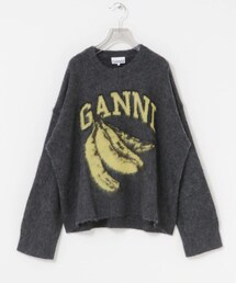 GANNI　FineBrushed AlpacaBanana