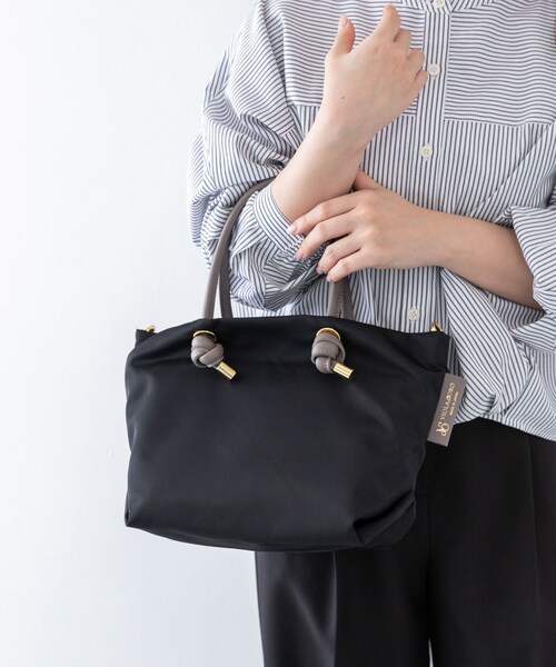 URBAN RESEARCH Sonny Label（アーバンリサーチサニーレーベル）の「VIOLAd’ORO　BIANCA V-2174（ハンドバッグ・レディース・taupe×blk/blk×taupe/pinkbeige・one）」の6枚目の写真