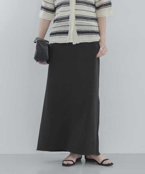 URBAN RESEARCH Sonny Label（アーバンリサーチサニーレーベル）の「Iラインダブルクロススカート（スカート・レディース・ブラウン/ブラック・36/38）」の12枚目の写真