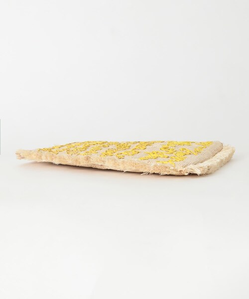 KBF（ケイビーエフ）の「LARONE　ウエーブ柄クラッチ∴（クラッチバッグ・レディース・BLACK/YELLOW・FREE）」の8枚目の写真