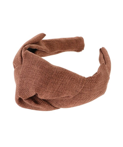 dazzlin（ダズリン）の「ツイードビッグカチューシャ（カチューシャ・レディース・グレー/ブラウン/ピンク/ブルー/ベージュ・F）」の13枚目の写真