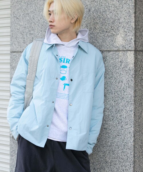 SENSE OF PLACE by URBAN RESEARCH(センスオブプレイスバイアーバンリサーチ)の「パデッドルーズシャツ(シャツ/ブラウス・メンズ・BLACK/L.BROWN/BEIGE/L.BLUE・M/L)」の17枚目の写真