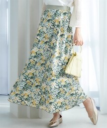 nissen | 大きいサイズ　花柄スカート　miclat(スカート)