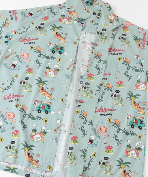 URBAN RESEARCH Sonny Label（アーバンリサーチサニーレーベル）の「アロハシャツ by Monkey Studio（シャツ/ブラウス・メンズ・グリーン/オフ/ネイビー・M/L）」の13枚目の写真