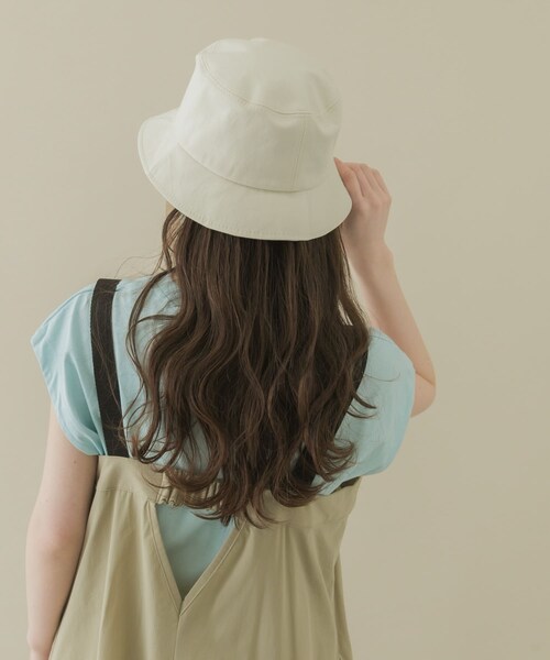SMELLY（スメリー）の「コットンリボンバケットハット（ハット・レディース・BLK/IVO・-）」の9枚目の写真