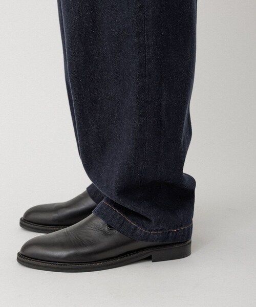 ADAM ET ROPE'(アダムエロペ)の「13oz デニムワイドイージーパンツ / ADAM ET ROPE' JEANS(デニムパンツ・メンズ・ブラック系/ネイビー・L/M/S)」の13枚目の写真