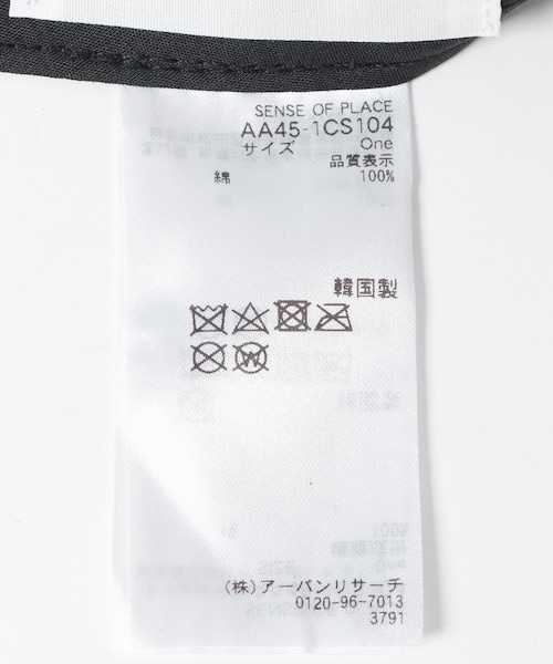 SENSE OF PLACE by URBAN RESEARCH(センスオブプレイスバイアーバンリサーチ)の「ポップアートフラワーロゴシシュウキャップA(キャップ・メンズ・CHARCOAL/BLACK・one)」の15枚目の写真