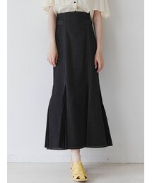 LAGUNAMOON | プリーツマーメイドデニムスカート(スカート)