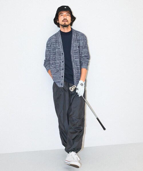 URBAN RESEARCH Sonny Label（アーバンリサーチサニーレーベル）の「OOPS　ランダムパイルカーディガン（カーディガン/ボレロ・メンズ・ベージュ/オートミール/ネイビー・M/L）」の18枚目の写真