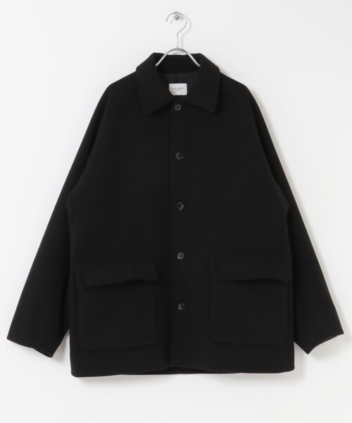 URBAN RESEARCH DOORS（アーバンリサーチドアーズ）の「ニットメルトン パデット ショートコート（テーラードジャケット・メンズ・BROWN/BLACK・M/L）」の11枚目の写真