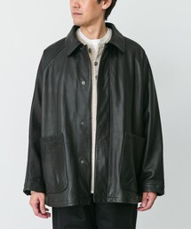 URBAN RESEARCH DOORS | STILL BY HAND LEATHER HALF COAT(その他アウター)