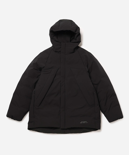 Saturdays NYC(サタデーズ ニューヨークシティ )の「ALLIED DOWN HOODED BLOUSON(ダウンジャケット/コート・レディース・ブラック/チャコール・L/XL/M/S/XS/XXL)」の5枚目の写真