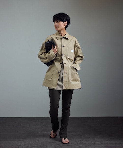 ADAM ET ROPE'（アダムエロペ）の「【Americana（アメリカーナ） for SALON】別注レギンスパンツ（レギンス/スパッツ・レディース・チャコール・F）」の5枚目の写真