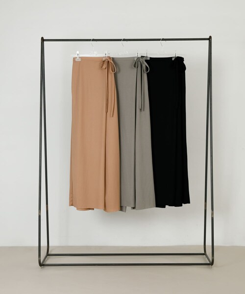 LAATO（ラート）の「wrap cut pants（その他パンツ・レディース・インク/ネズミ/ラクダ・FREE）」の21枚目の写真