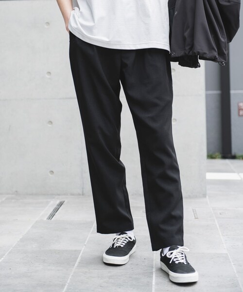 URBAN RESEARCH DOORS（アーバンリサーチドアーズ）の「『イージーケア/速乾』リネンライクイージートラウザー（その他パンツ・メンズ・OFF/GRAY/LIGHTBROWN/BLACK・S/M/L）」の16枚目の写真