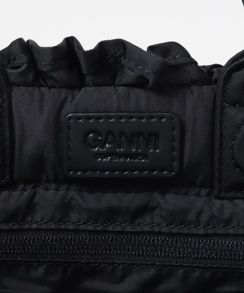 URBAN RESEARCH（アーバンリサーチ）の「GANNI　Mini Shopper Ruffle（ハンドバッグ・レディース・Black・-）」の8枚目の写真