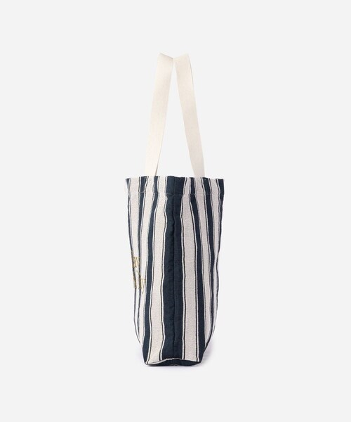 Saturdays NYC(サタデーズ ニューヨークシティ )の「Miller Stripe Tote Bag(トートバッグ・レディース・ブルー/ワイン・F)」の15枚目の写真
