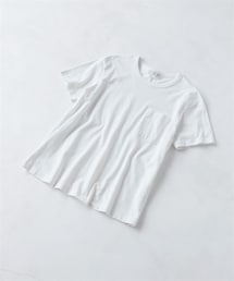 nissen | 綿１００％お腹ゆったりポケット付クルーネック半袖Ｔシャツ(Tシャツ/カットソー)