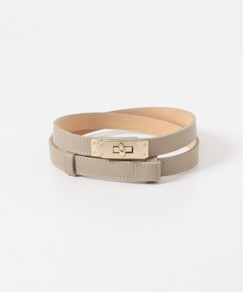 URBAN RESEARCH ROSSO（アーバンリサーチロッソ）の「AULENTTI　クラスプベルト（ベルト・レディース・CAPPUCCINO/NERO・Free）」の3枚目の写真