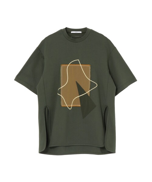 UN3D.（アンスリード）の「ART DOCKING T-SH（Tシャツ/カットソー・レディース・ホワイト/ブラック/カーキ・36/38）」の5枚目の写真