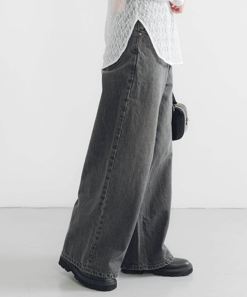 URBAN RESEARCH（アーバンリサーチ）の「『別注』Lee101×URBAN RESEARCH　 BAGGYPANTS（デニムパンツ・レディース・淡BLACK/BLACK・XS/S/M/L）」の21枚目の写真