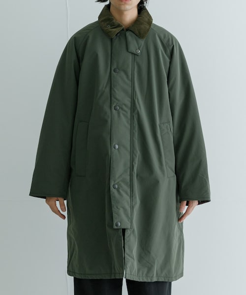 URBAN RESEARCH（アーバンリサーチ）の「Barbour　EXMOOR CASUAL COAT（ステンカラーコート・メンズ・BLACK/OLIVE・36/38/40/42）」の20枚目の写真