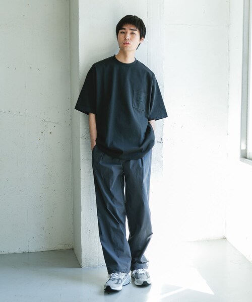 URBAN RESEARCH DOORS(アーバンリサーチドアーズ)の「『別注』Snow Peak Apparel×DOORS POCKET LOGO SHORT-SLEEVE T-SHIRTS(Tシャツ/カットソー・メンズ・WHITE/BLUEGRAY/FOLIAGE/CHARCOAL・M/L/XL)」の21枚目の写真