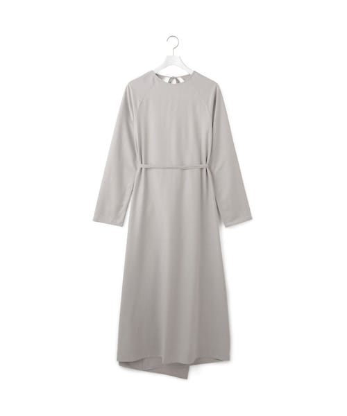 【Baserange（ベースレンジ）】LONG SLEEVE APRON DRESS