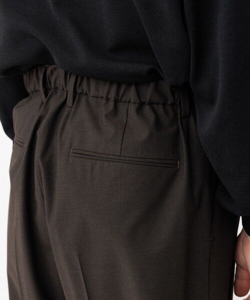 ADAM ET ROPE'（アダムエロペ）の「DELEGANT ルームスラックス（スラックス・メンズ・ブラック/ダークブラウン/カーキ・L/M/S）」の16枚目の写真