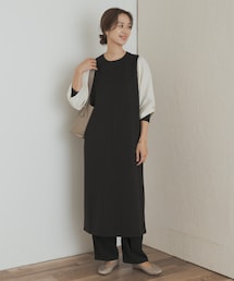 URBAN RESEARCH DOORS | 『一部WEB限定カラー』ボリュームスリーブドッキングワンピース(ワンピース)