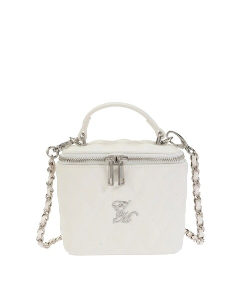 EATME（イートミー）の「キルティングバニティバッグ（ハンドバッグ・レディース・ブラック/ピンク/ネイビー/アイボリー/オフホワイト・F）」の6枚目の写真