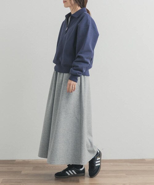 URBAN RESEARCH DOORS（アーバンリサーチドアーズ）の「カットギャザースカート（スカート・レディース・L.GRAY/MOCHA/CHARCOAL・Free）」の11枚目の写真