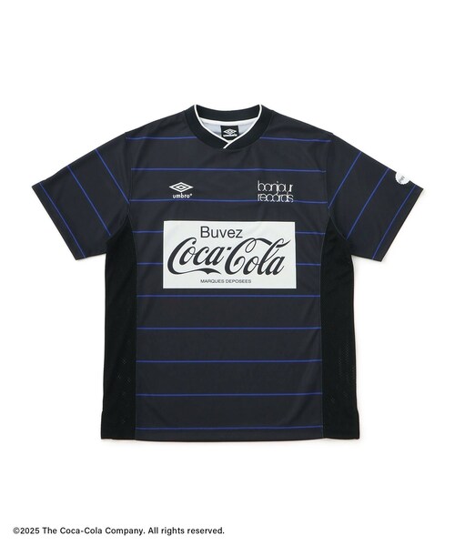 bonjour records（ボンジュールレコーズ）の「【Coca-Cola】UMBRO×bonjour records GAME SHIRTS（ジャージ・レディース・ブラック系/ホワイト系・L/M）」の16枚目の写真