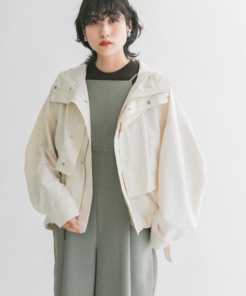 KBF（ケイビーエフ）の「ベストSETマウンテンパーカー（マウンテンパーカー・レディース・NAVY/IVORY/MOSS GRAY・one）」の6枚目の写真