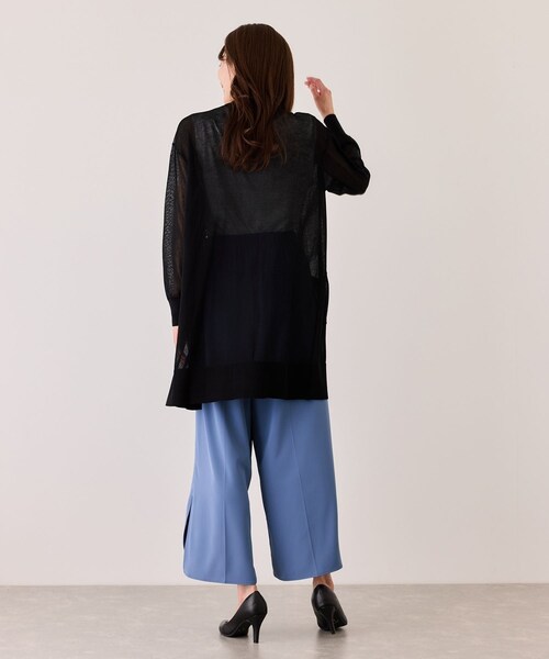 Jayro(ジャイロ)の「接触冷感シアーカーディガン(カーディガン/ボレロ・レディース・ブラック/ライトグレー/ホワイト系/ブルー・M)」の14枚目の写真