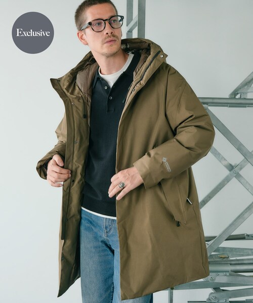URBAN RESEARCH ROSSO(アーバンリサーチロッソ)の「『別注』+phenix WINDSTOPPER by GORE-TEX LABS ダウンコート(その他アウター・メンズ・BLACK/NAVY/BROWN・S/M/L/XL)」の2枚目の写真