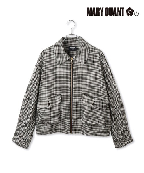 VIS(ビス)の「【MARY QUANT×VIS】ジップアップブルゾン(ブルゾン・レディース・ブラック/ブラック系・F)」の2枚目の写真